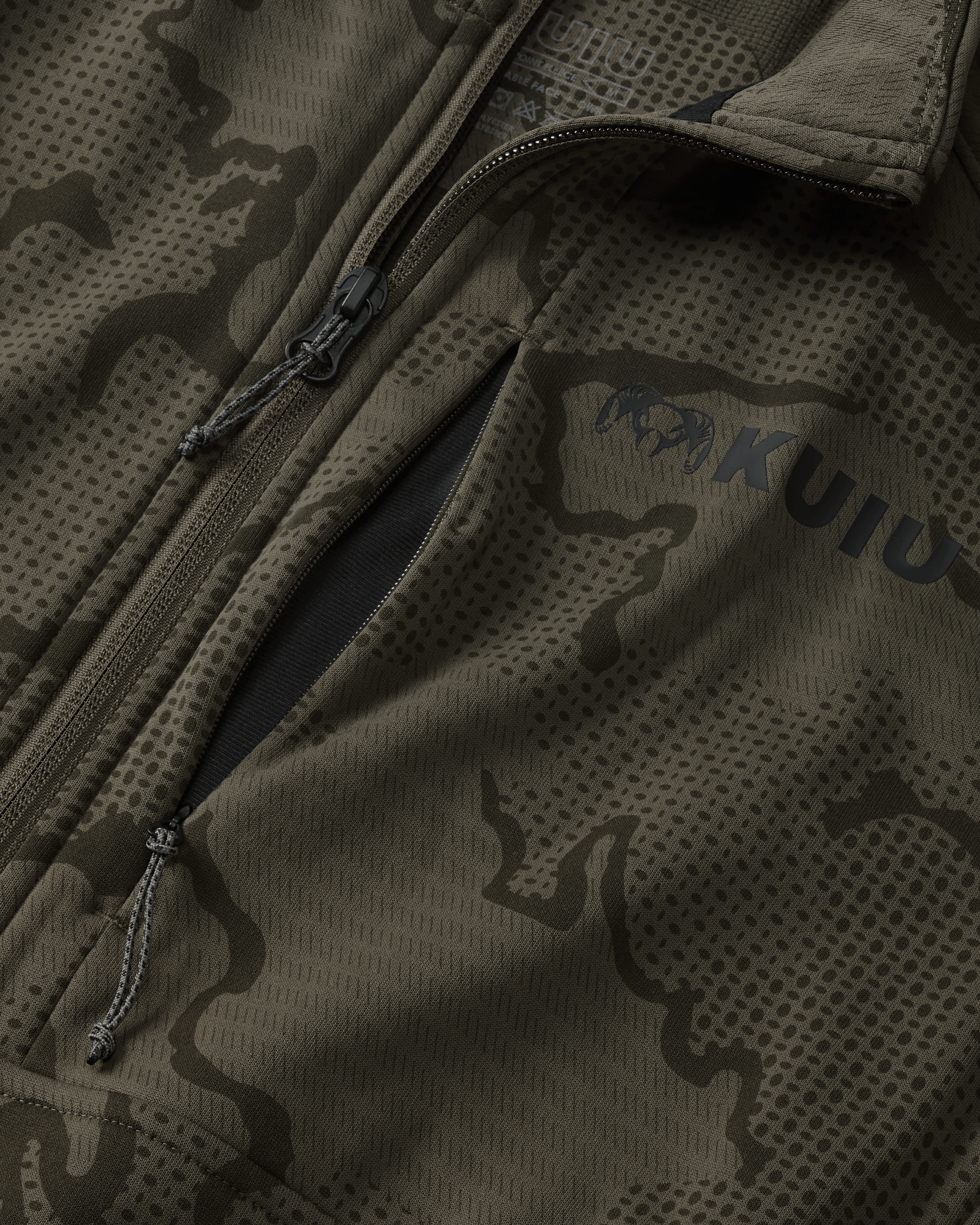 Ridgepoint Fleece Zip-T | Ash Tonal - Image 3