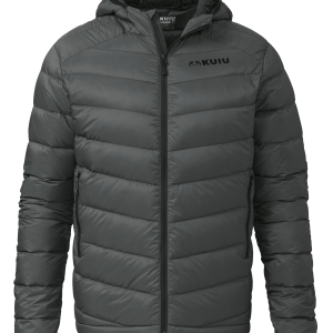 Super Down LT Hooded Jacket | Gunmetal