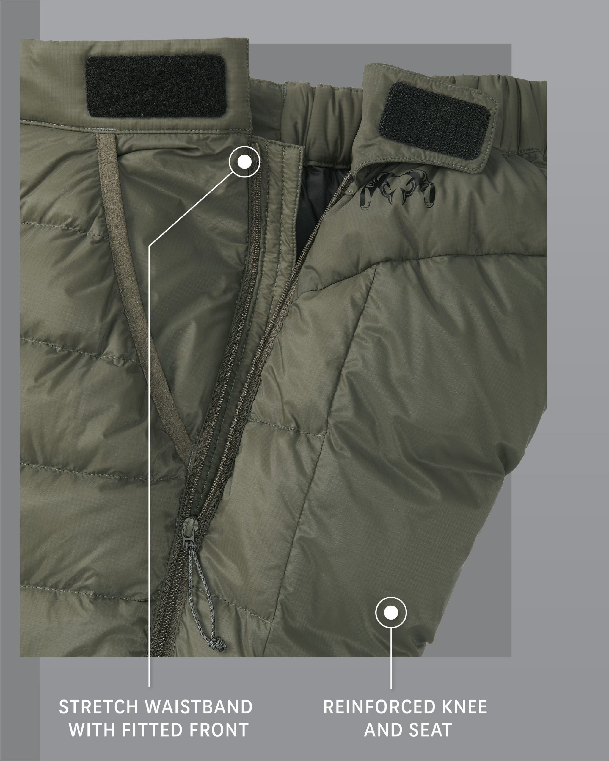 Super Down LT Pant | Ash - Image 3