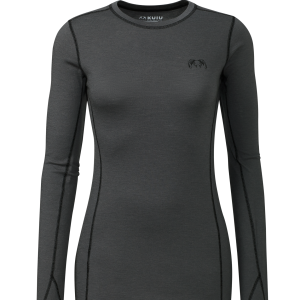 Women's ULTRA Merino 145 LS Crew | Gunmetal