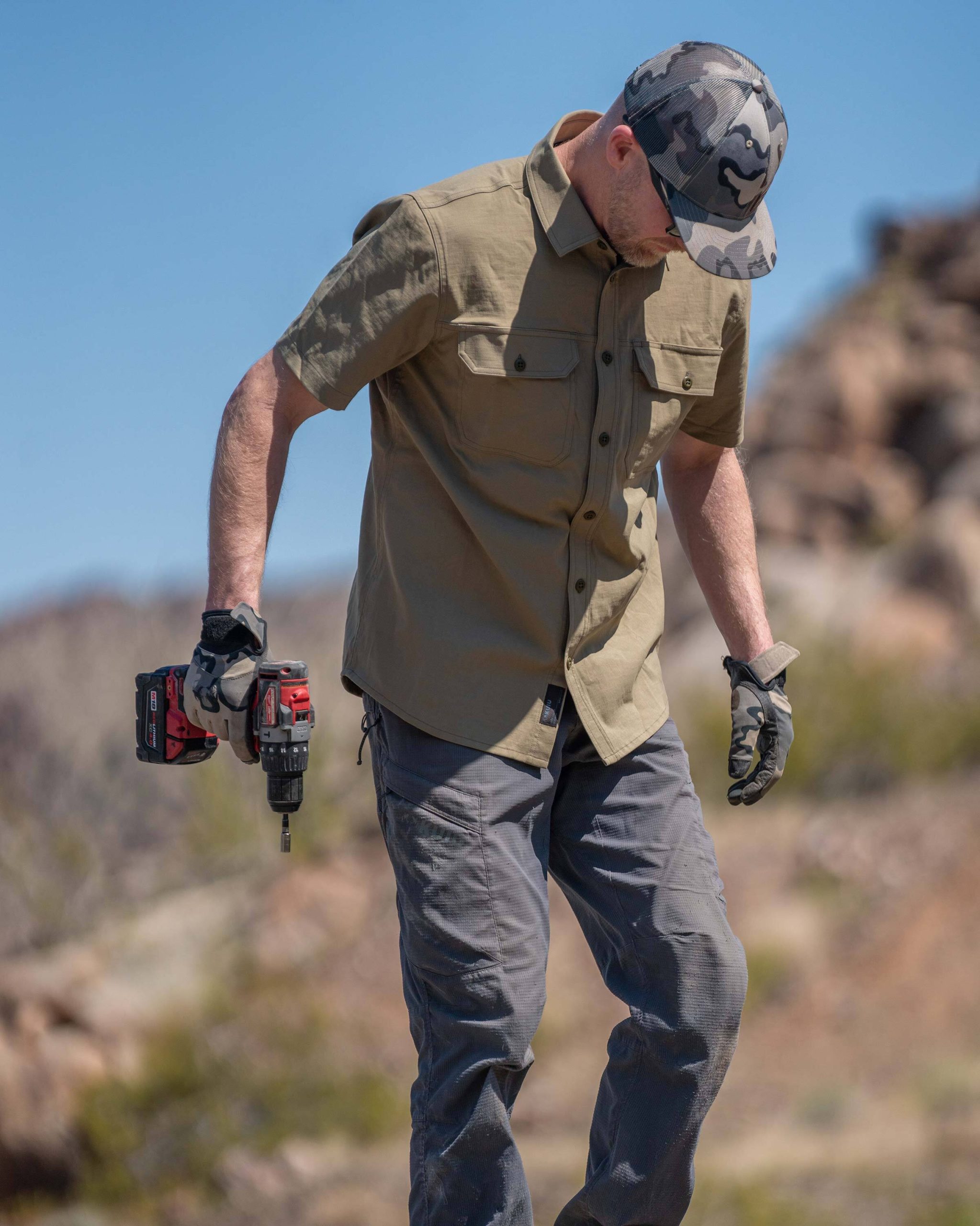Motive SS Workgrade Shirt | Asphalt - Image 5