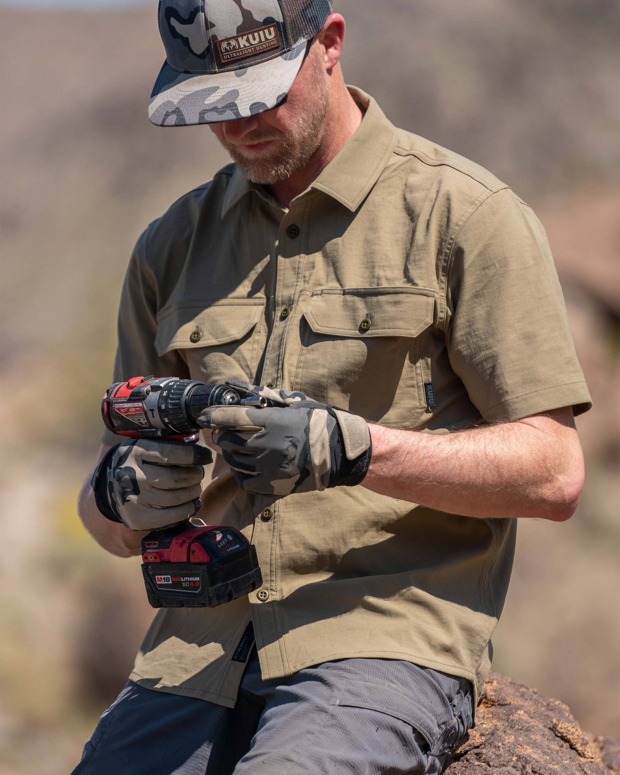 Motive SS Workgrade Shirt | Asphalt - Image 7