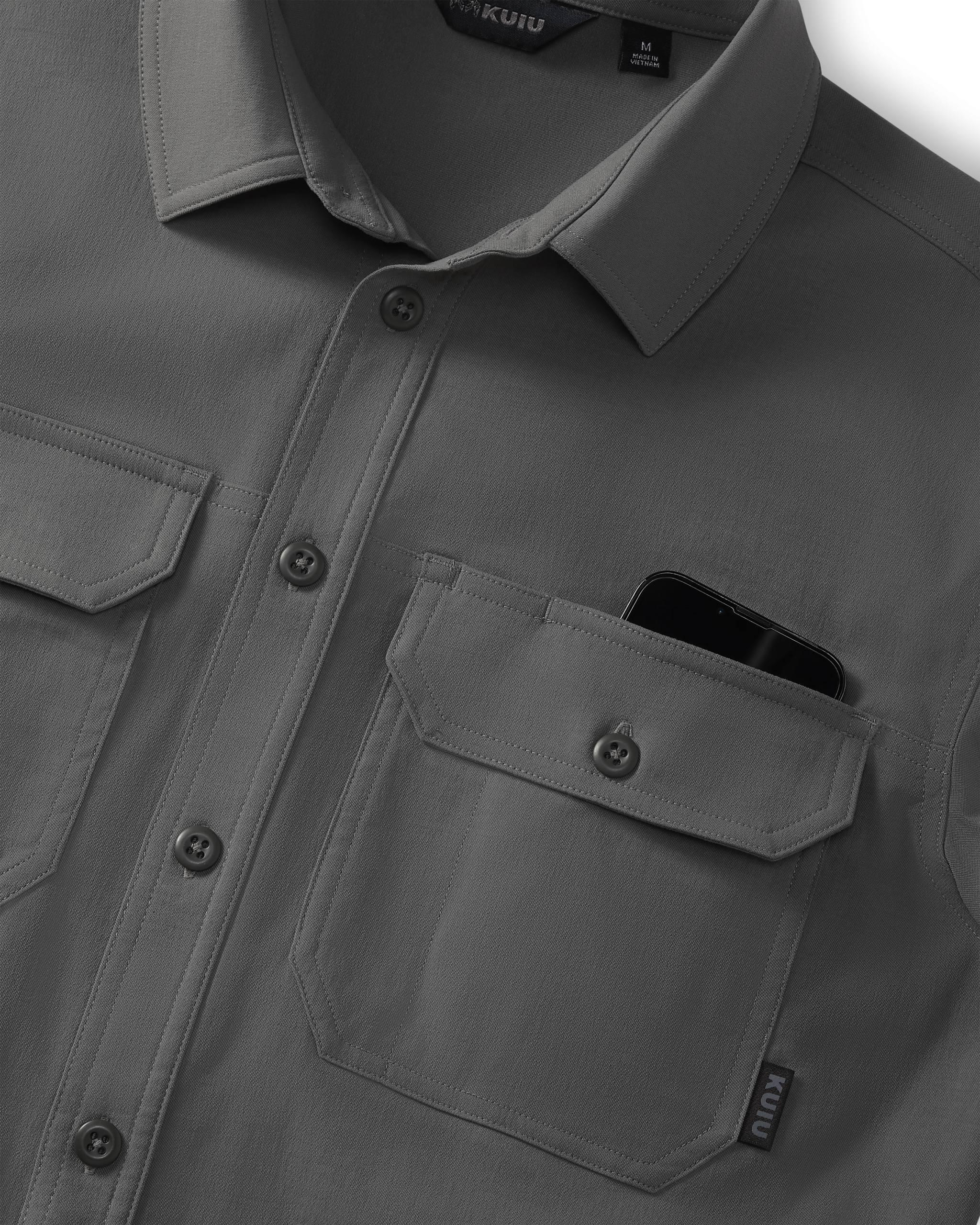 Motive SS Workgrade Shirt | Stone - Image 3