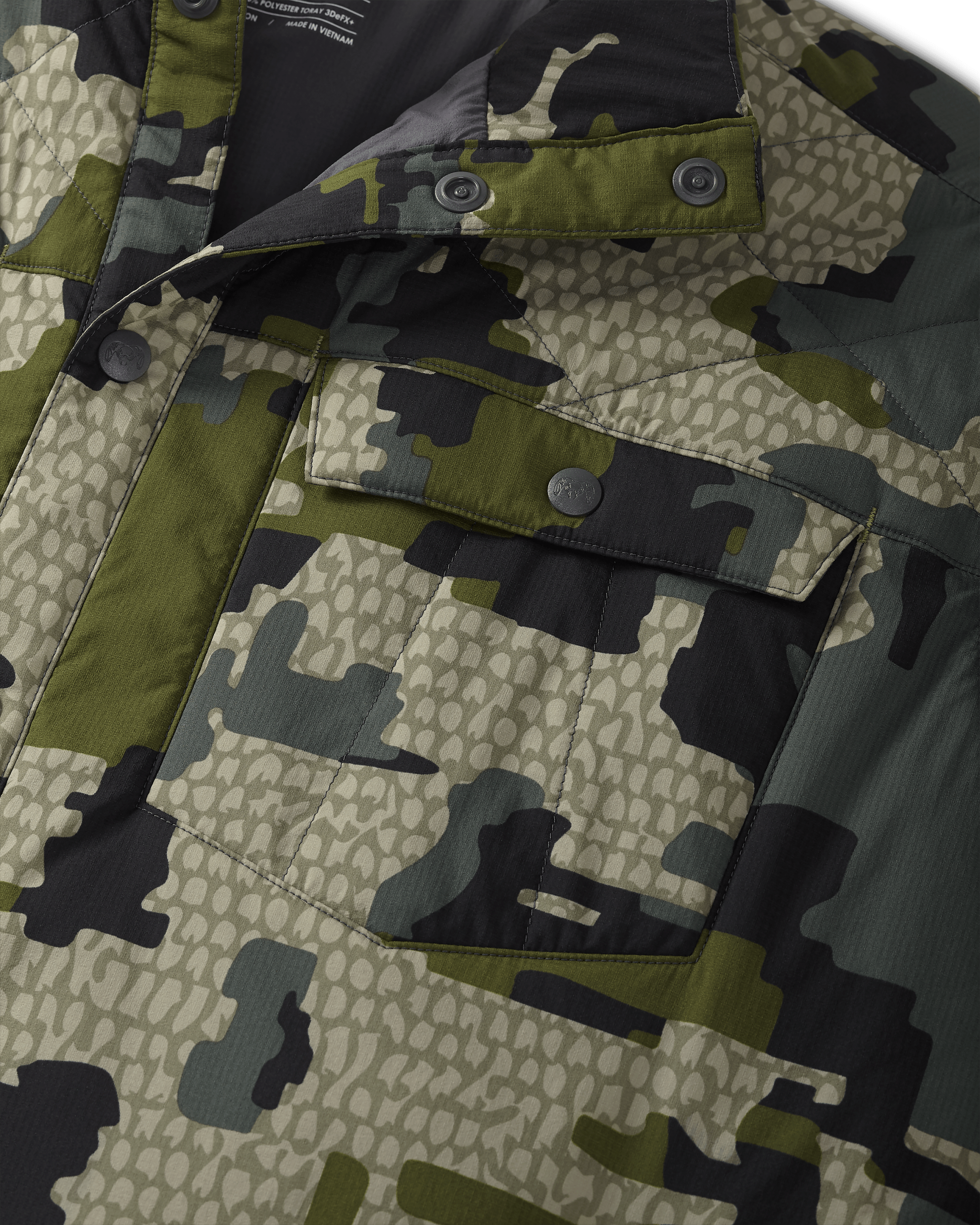 Outlet Base Camp Insulated Snap Shirt | Verde - Image 3